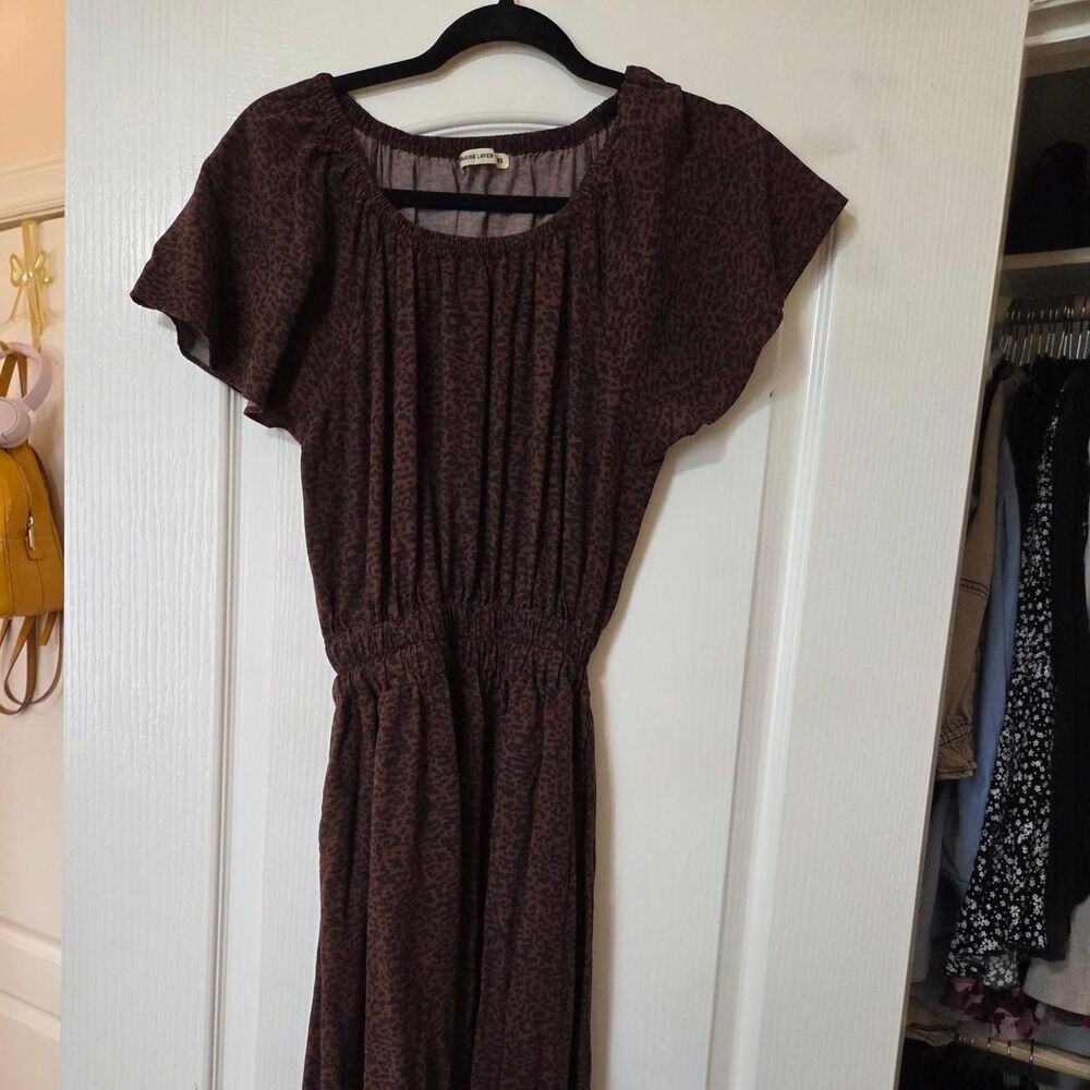 Marine-layer Women's Brown and Black Dress